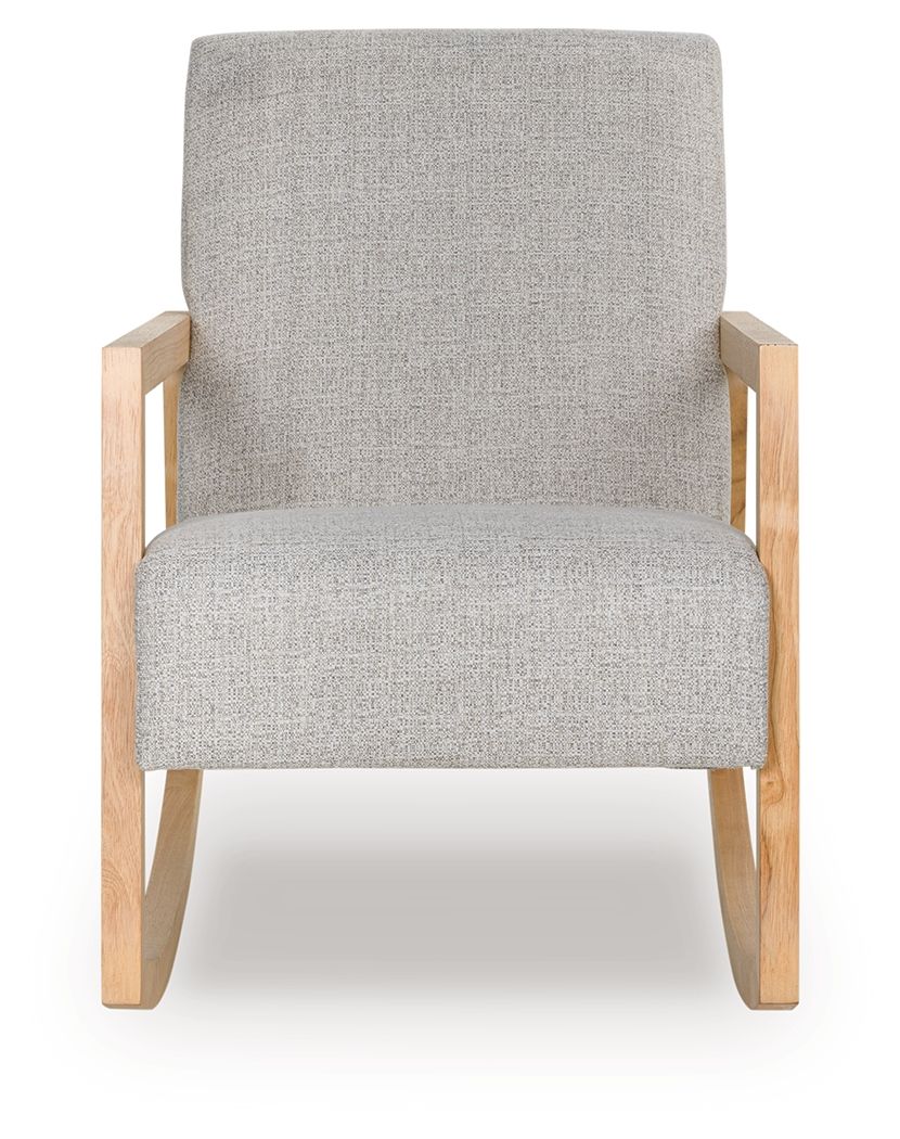 Wychworth - Gray / Natural - Accent Chair