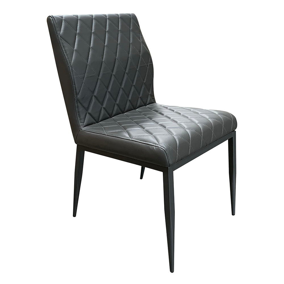 Cargo - Silla - Acabado en PU gris y bronce