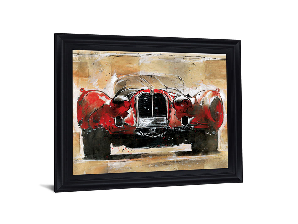 Crimson Classic - 28" x 34" Framed Wall Art
