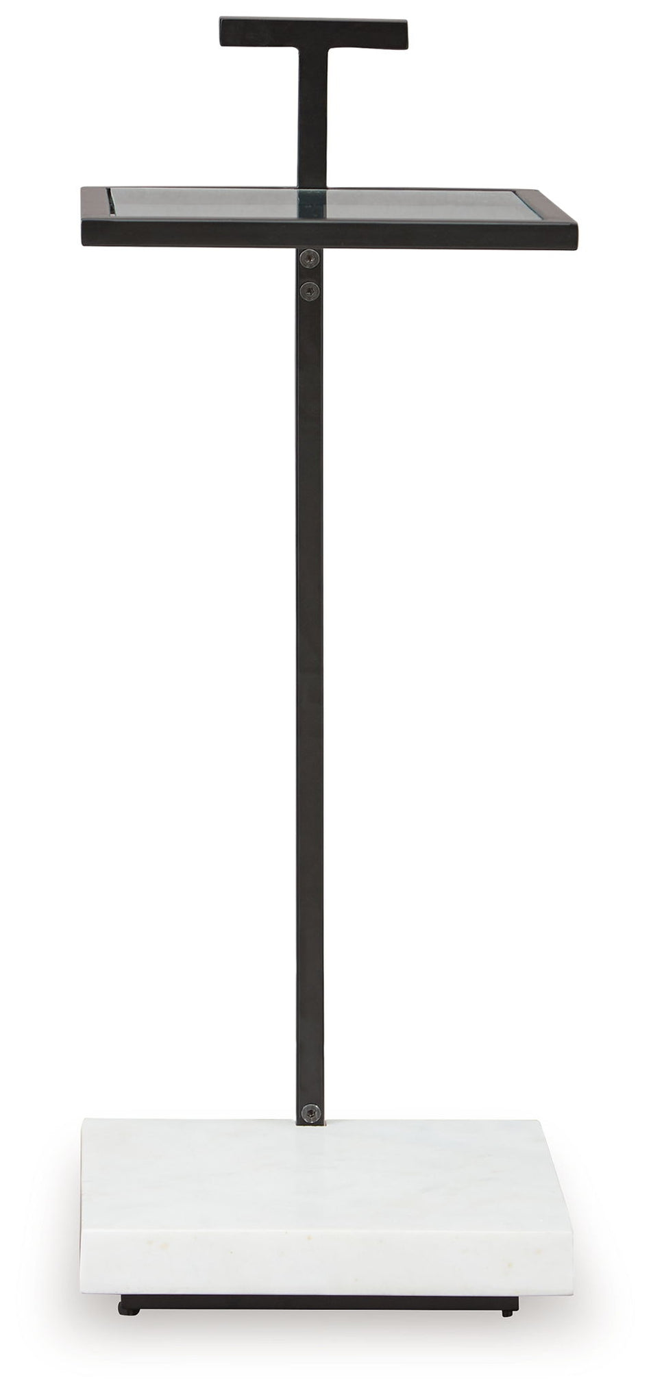 Mannill - Accent Table - Black / White