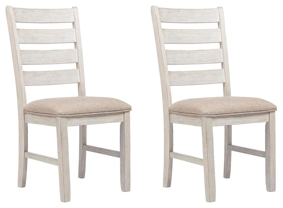 Silla auxiliar de comedor UPH Skempton - Blanco - Juego de 2
