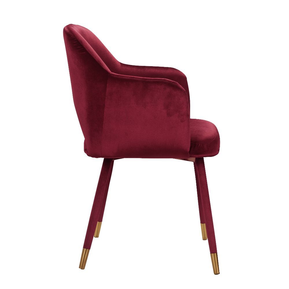 Sillón con acento de madera de manzano