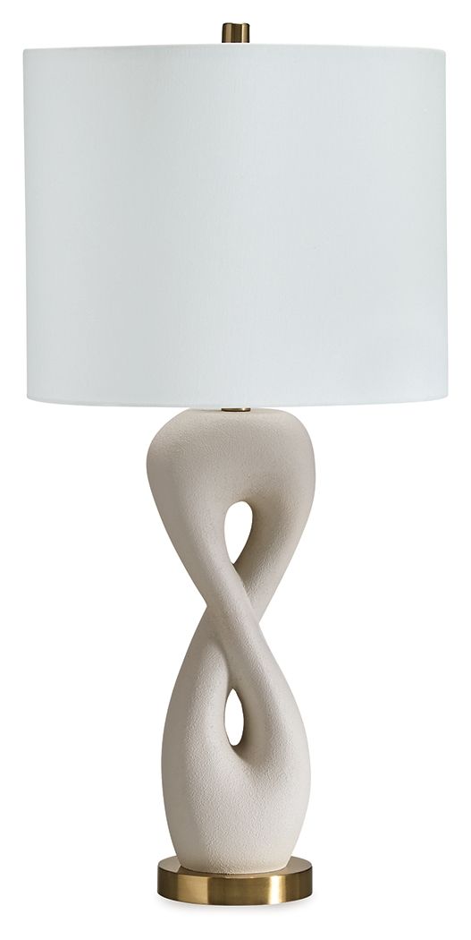Judrich - White / Gold Finish - Poly Table Lamp
