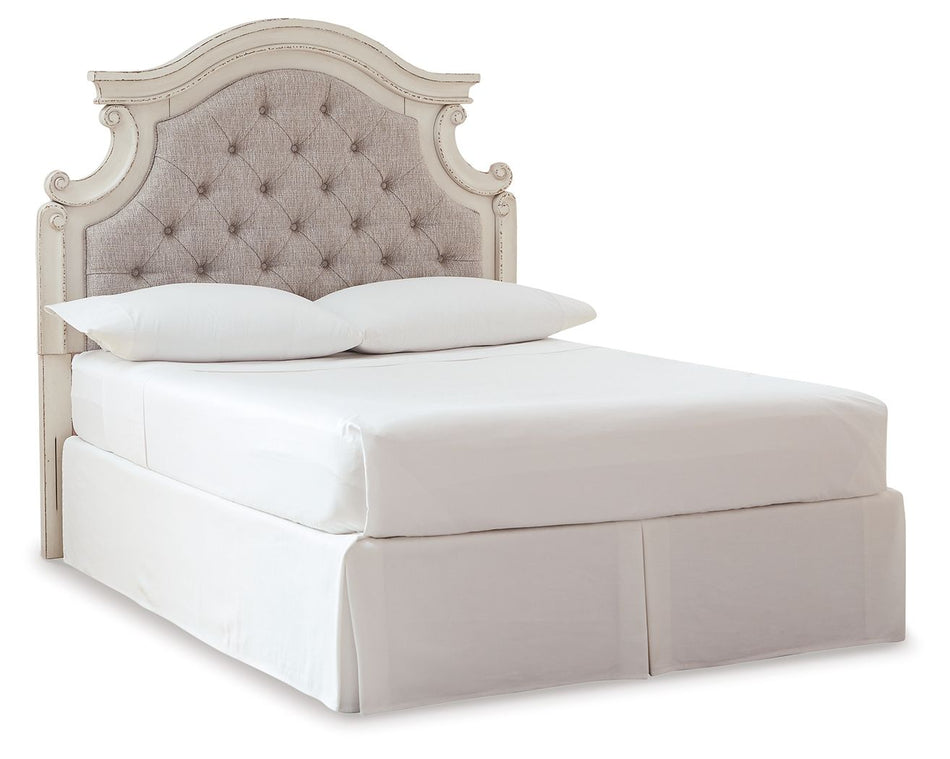 Cabecero de cama con paneles UPH completos - Chipped White - Realyn