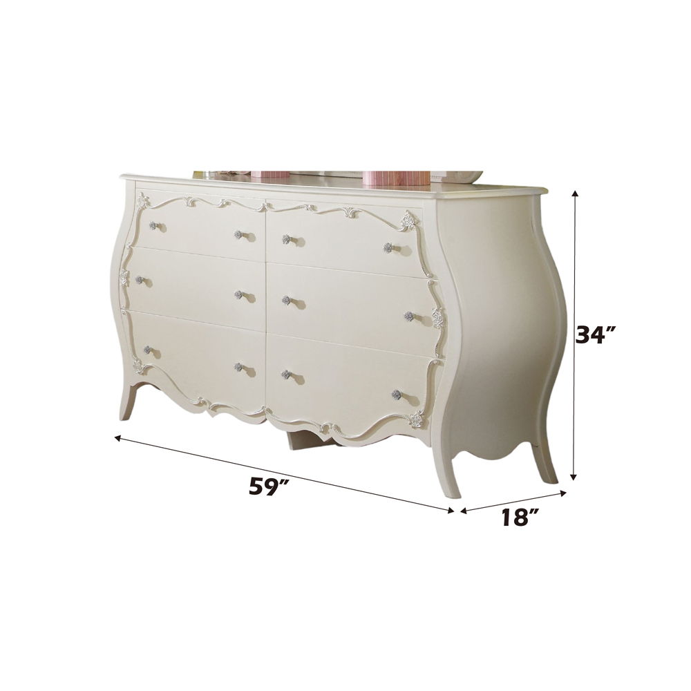 Edalene - Cómoda - Blanco perla