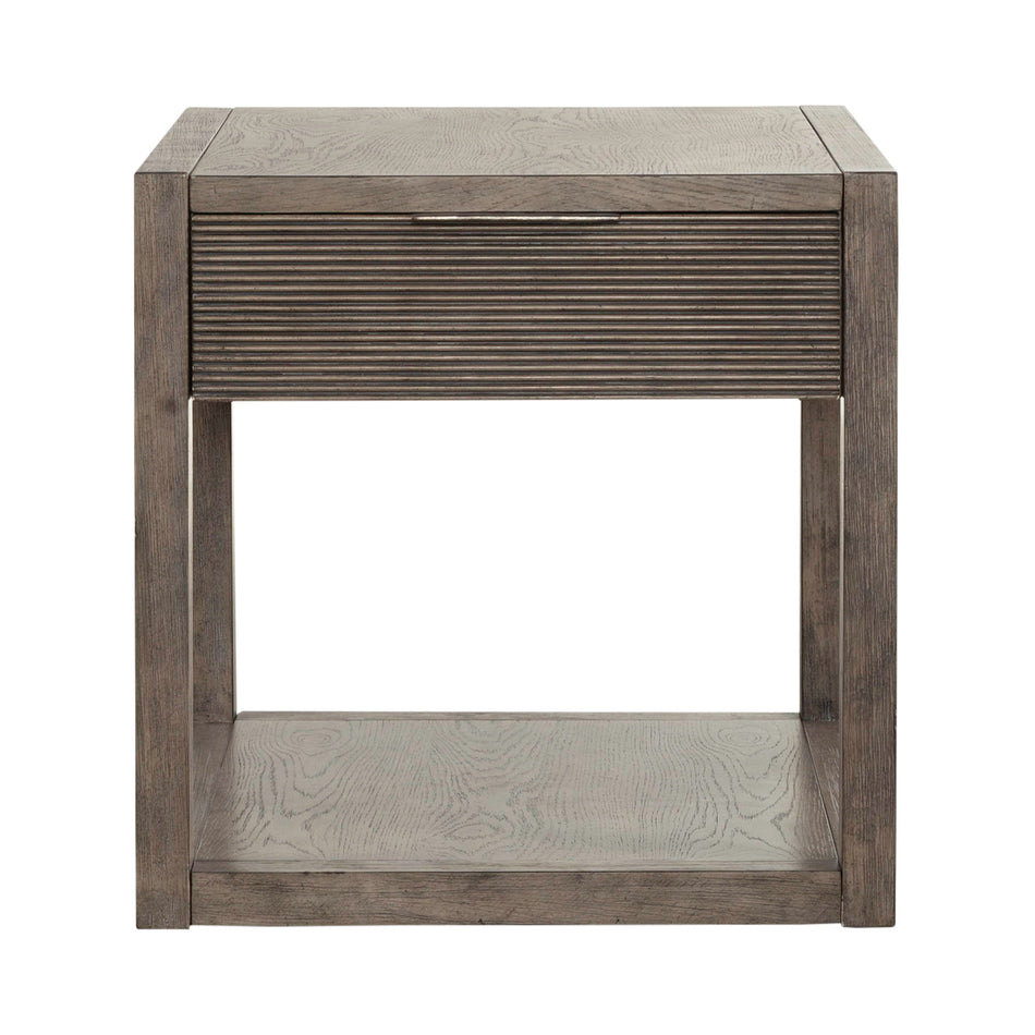 Bartlett Field - End Table - Dusty Taupe