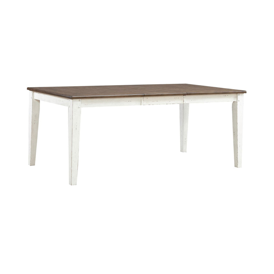 Al Fresco - Rectangular Leg Table - Graphite / Whitestone