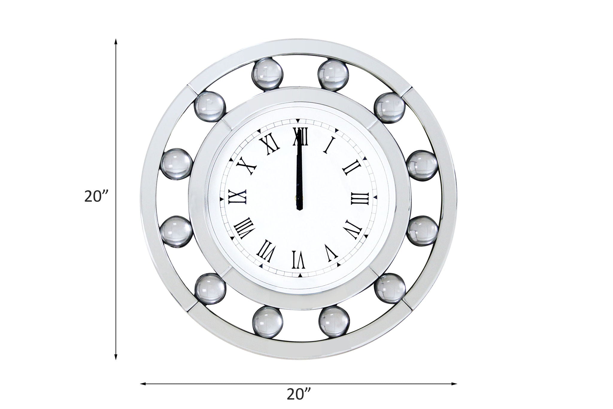 Boffa - Reloj de pared - Espejo