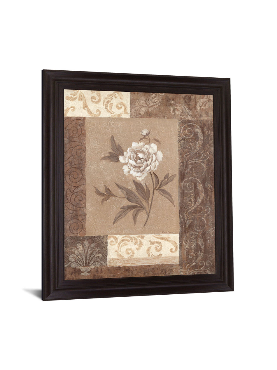 Sepia Blossom - 28" x 34" Framed Wall Art