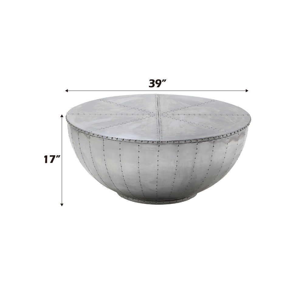 Brancaster - Mesa de centro - Aluminio - 17"