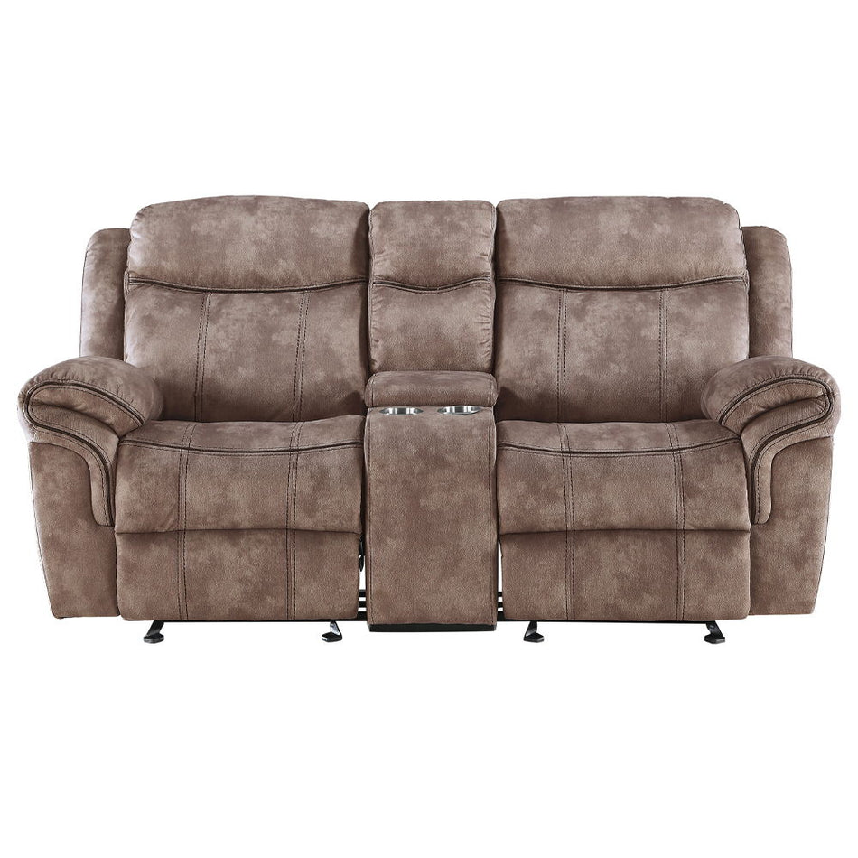 Zubaida - Loveseat con base USB y consola (planeador y movimiento)