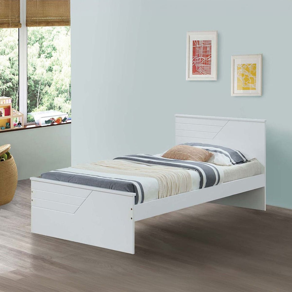 Ragna - Cama individual - Blanco