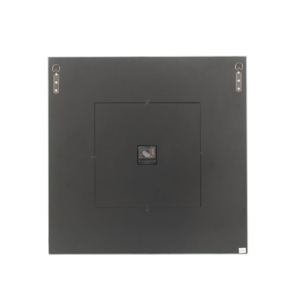 Noralie - Reloj de pared - Espejo y diamantes falsos - 24"
