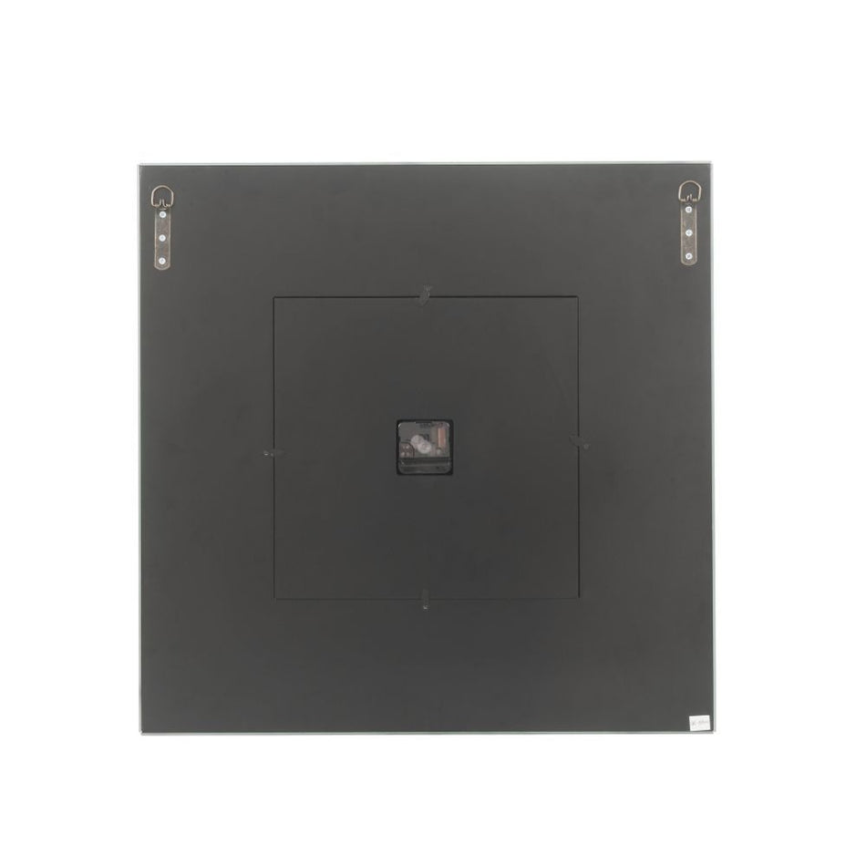 Noralie - Reloj de pared - Espejo y diamantes falsos - 24"