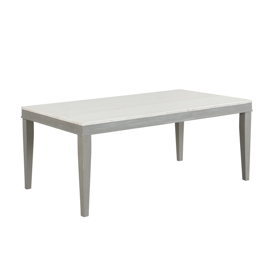 Essence - 70" Rectangle Dining Table With Marble Top
