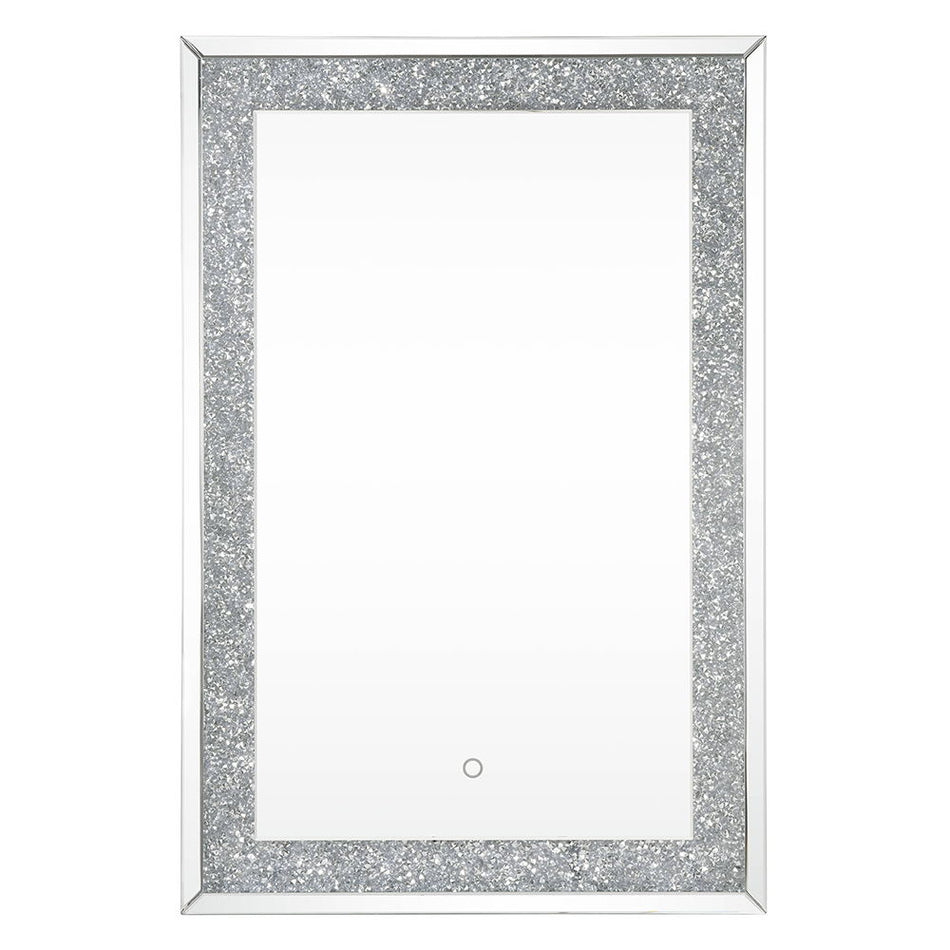 Noralie - Decoración de pared - Espejos y diamantes falsos - Madera - 47"