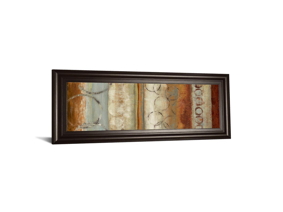 Juncture I By Tom Reeves - Framed Print Wall Art - Dark Brown