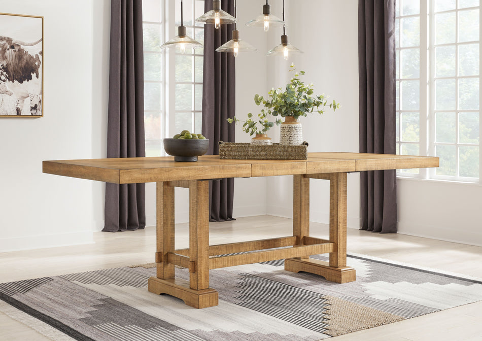 Havonplane - Marrón - Mesa extensible rectangular para comedor