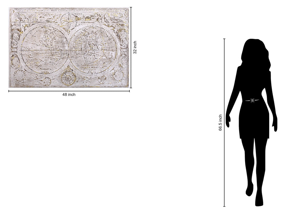 Hand Painted Textured Canvas 32 X 48