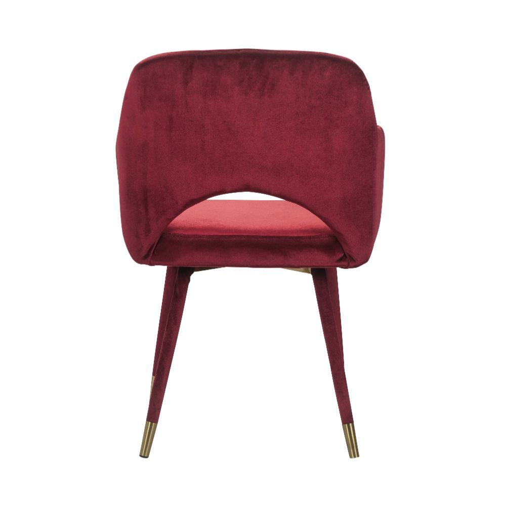 Sillón con acento de madera de manzano