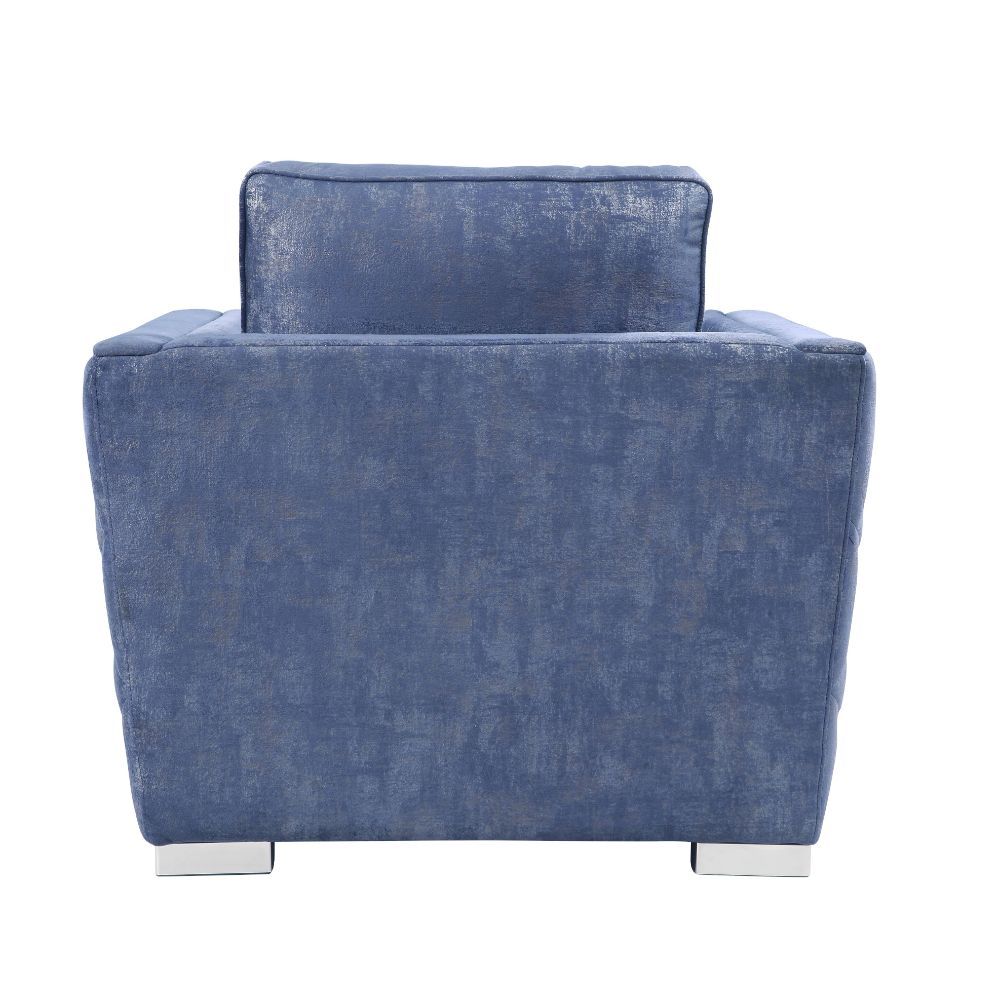 Emilia - Silla - Tejido Azul Bicolor