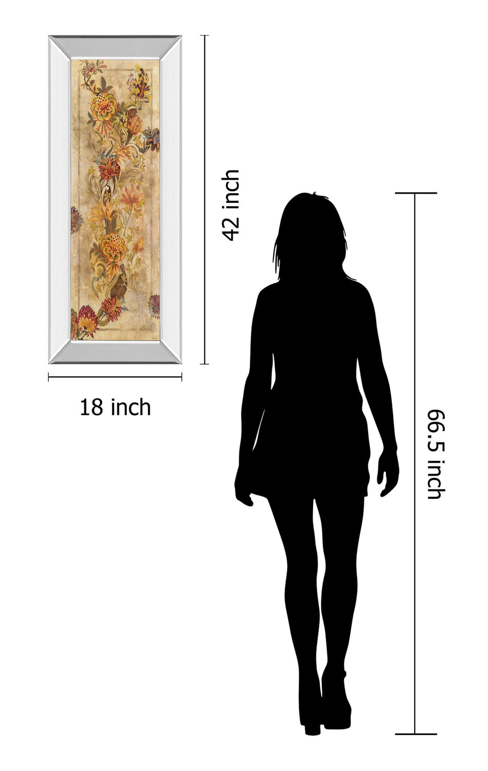 Fleur Delicate Il By Georgie - Framed Print Wall Art - Beige