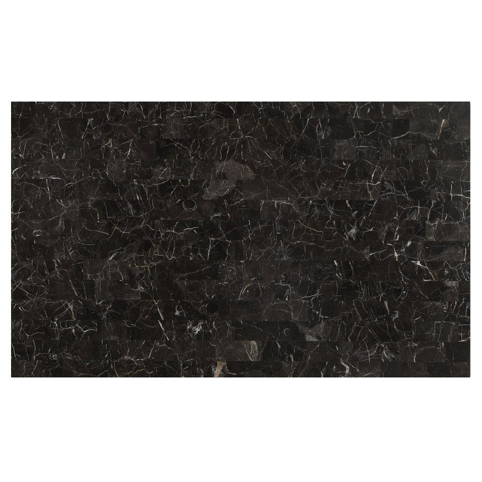 Charnell - Mesa de comedor - Acabado en mármol y roble