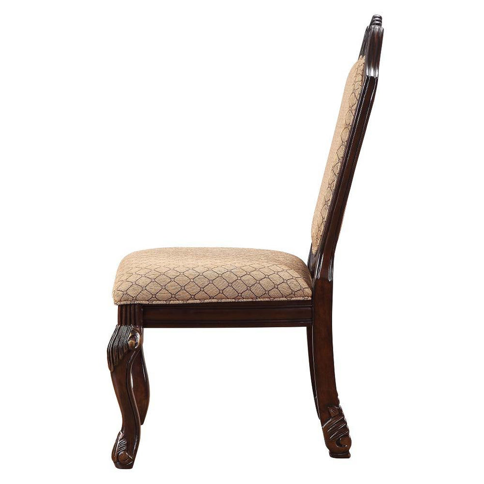 Chateau De Ville - Side Chair (Set of 2) - Fabric & Espresso
