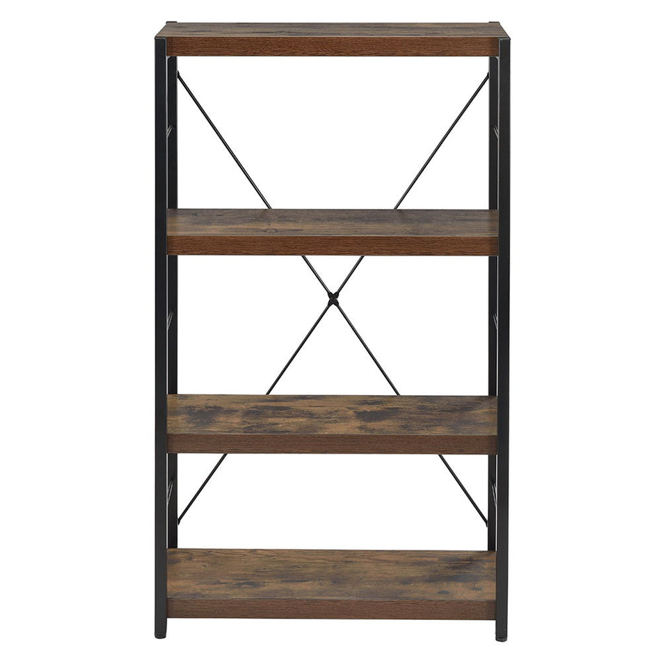 Bob - Bookshelf - Weathered Oak & Black