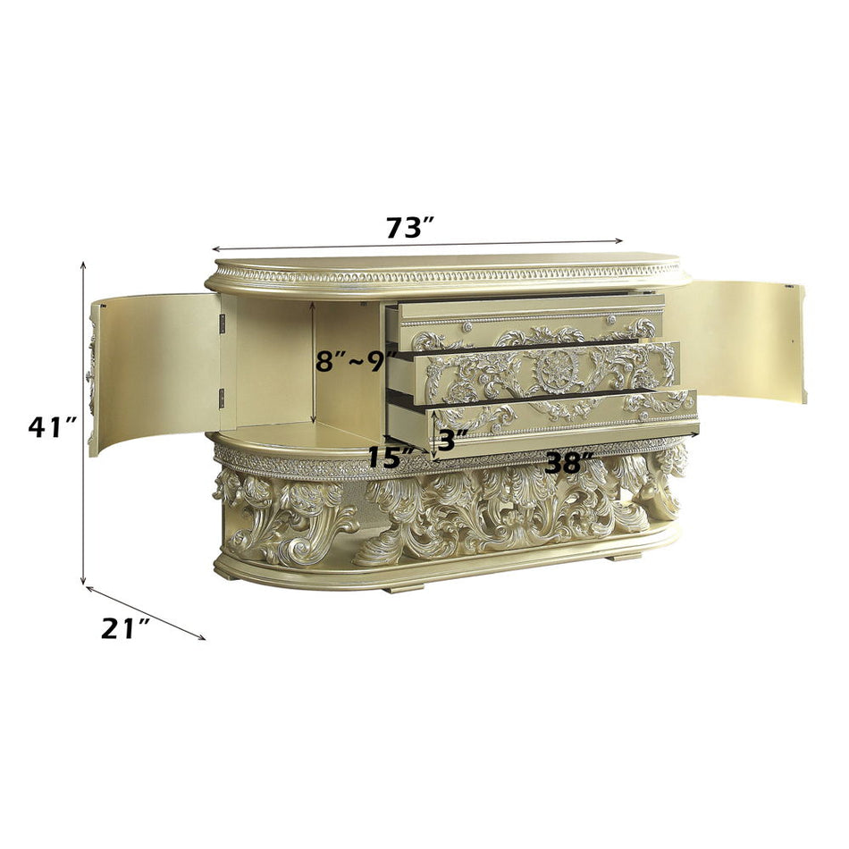 Vatican - Dresser - Champagne Silver