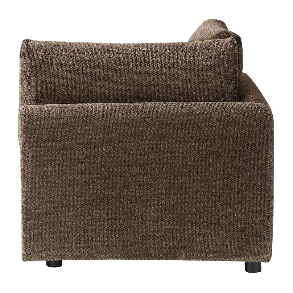 Theodore - Modular Wedge - Brown Chenille