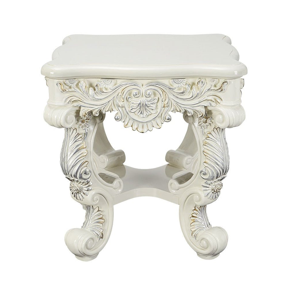 Adara - End Table - Antique White