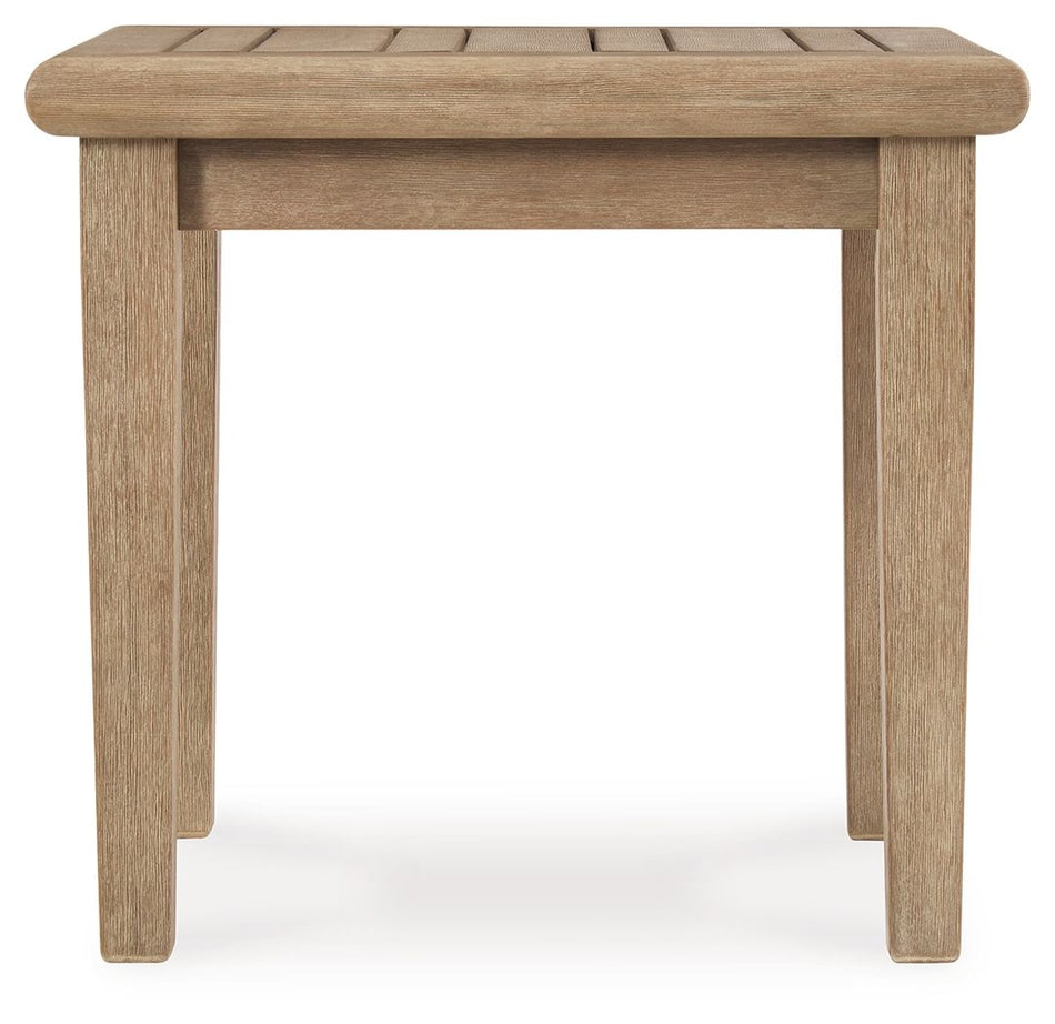 Carter Hall - Square End Table - Beige