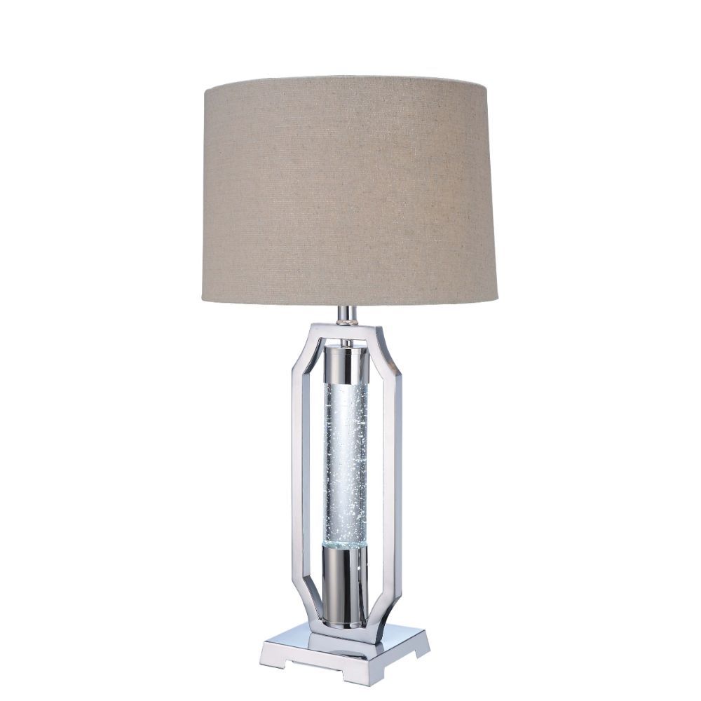 Cici - Lámpara de mesa - Cromo - 28"