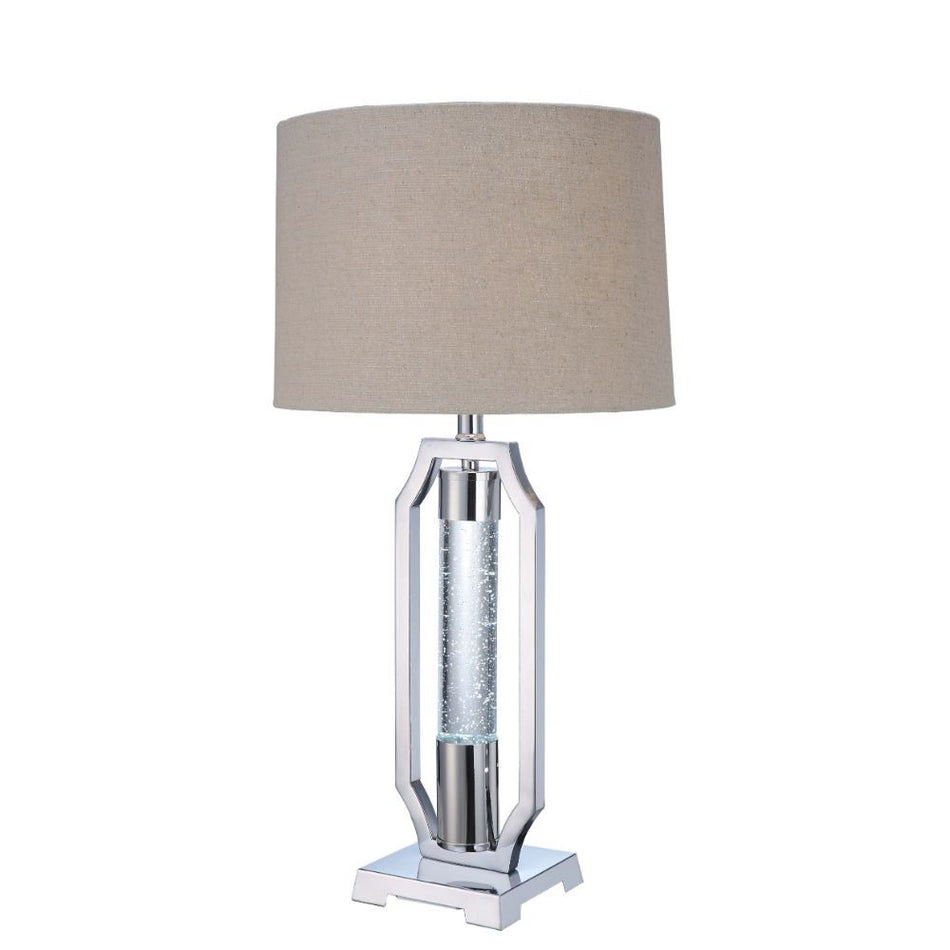 Cici - Lámpara de mesa - Cromo - 28"