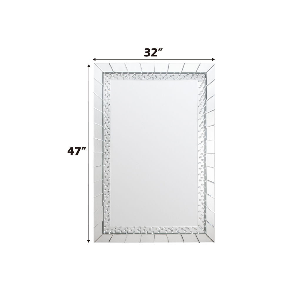 Nysa - Decoración de pared - Cristales espejados y de imitación - Vidrio - 47"