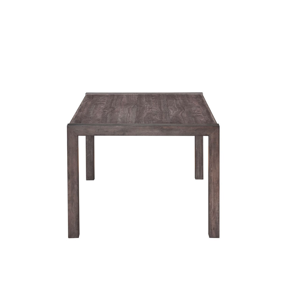 Modern Edge - Rectangular Leg Table - Brown