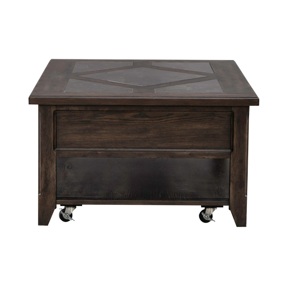 Paradise Valley - Rectangular Cocktail Table - Dark Brown
