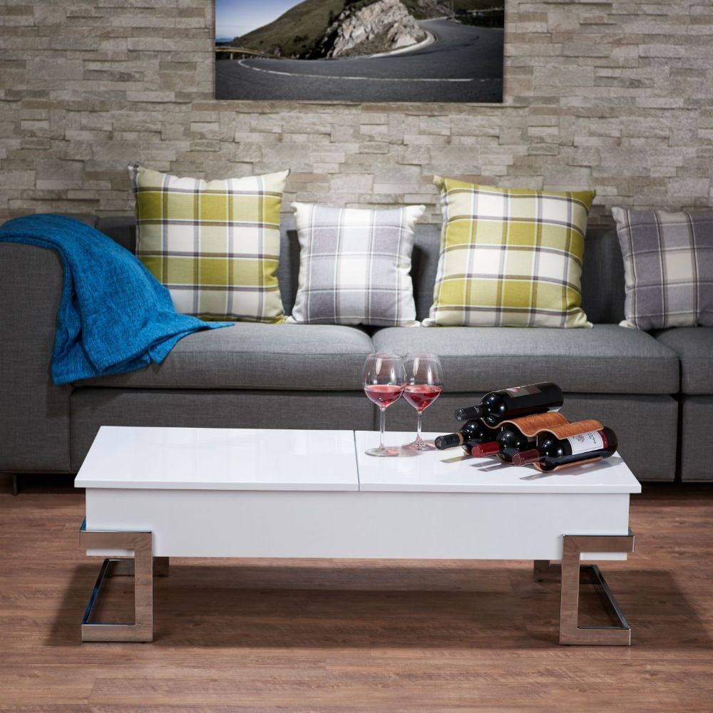 Calnan - Mesa de centro con tapa elevable