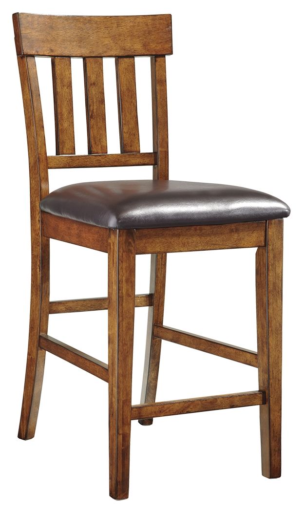 Taburete de bar tapizado Ralene, marrón medio (juego de 2)