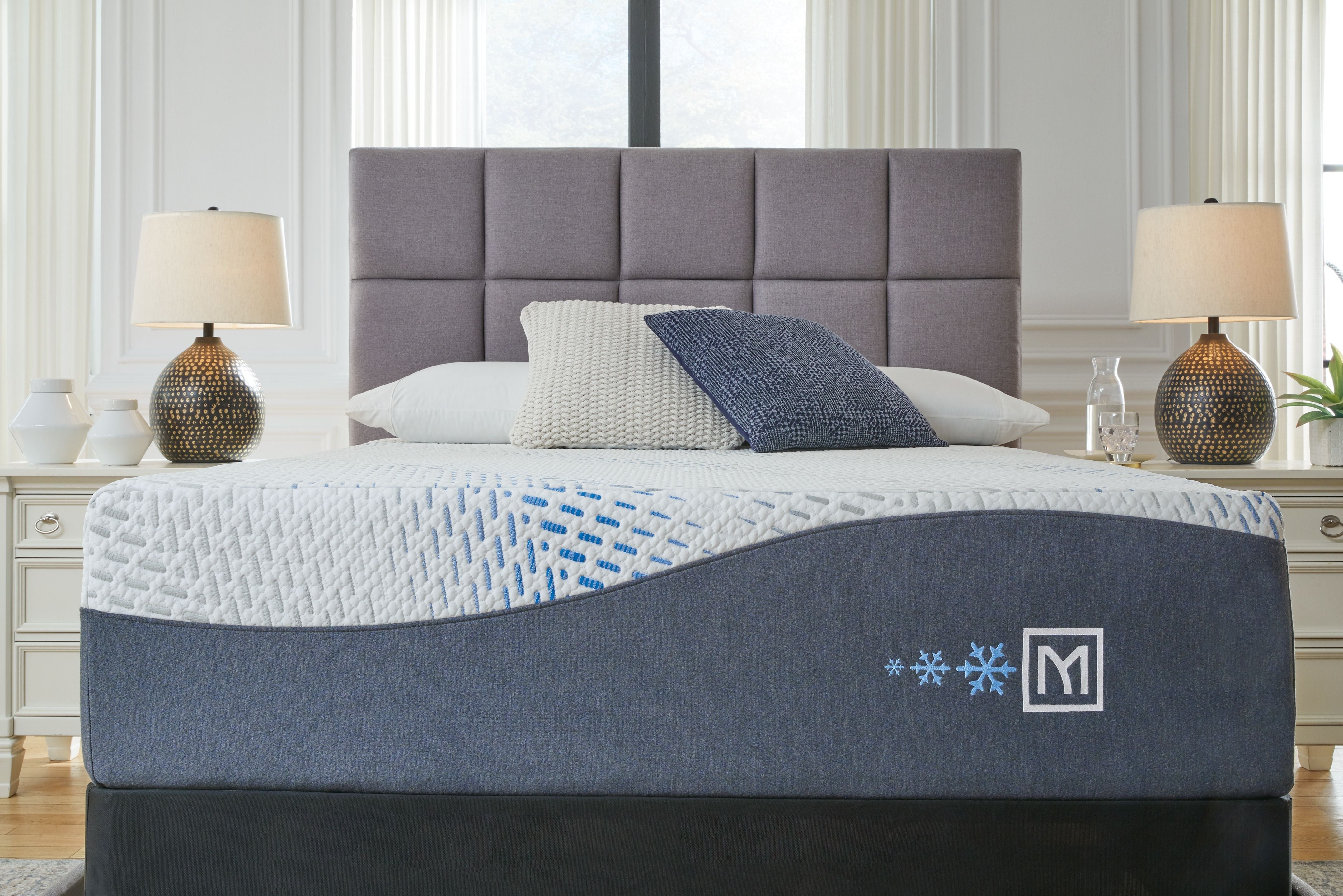 Millennium - Colchón híbrido de látex con gel de lujo y base