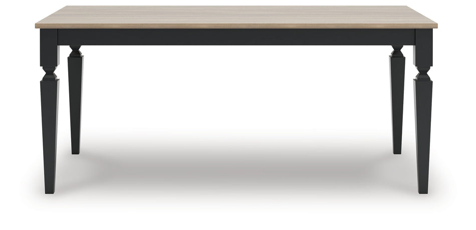 Brenkerton - Rectangular Dining Room Table - Grayish Brown / Black