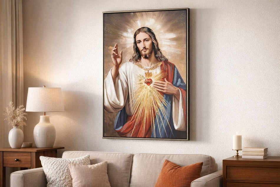 Sacred Bloom II Hand-Embellished Canvas In Frame - Black / Gold