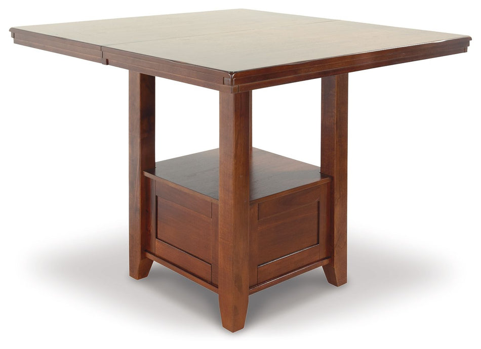 Ralene - Marrón medio - Mesa extensible rectangular para comedor