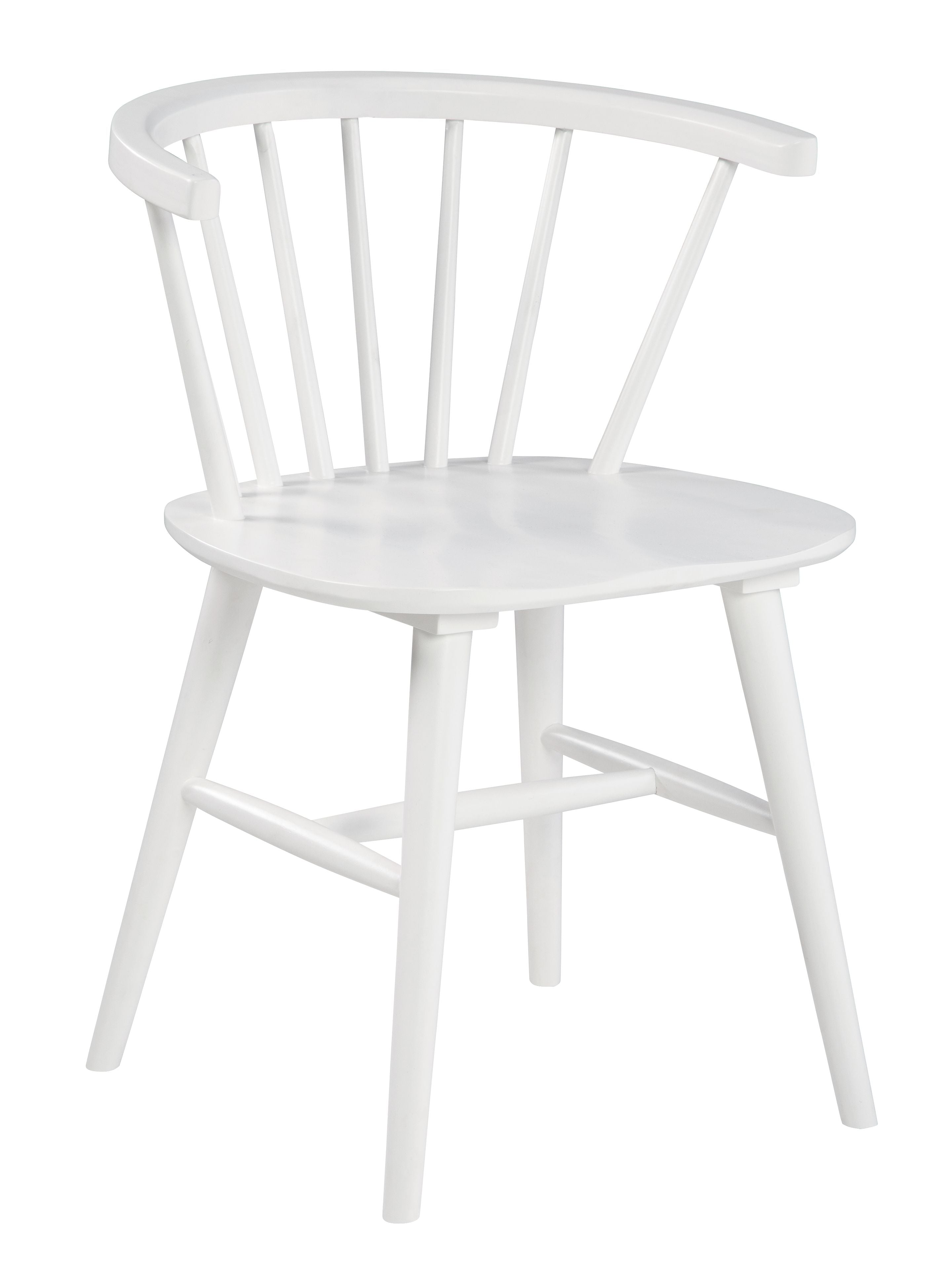 Grannen - Blanco - Silla auxiliar para comedor (juego de 2)