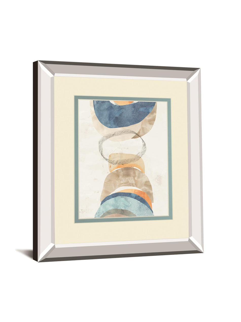Magnetism II By Pi Studio Mirrored Frame - Blue