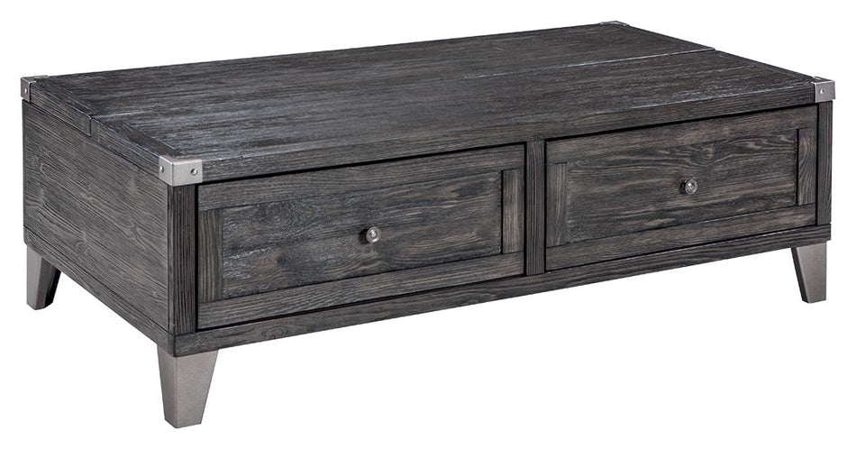 Mesa de cóctel elevable Todoe - Gris oscuro
