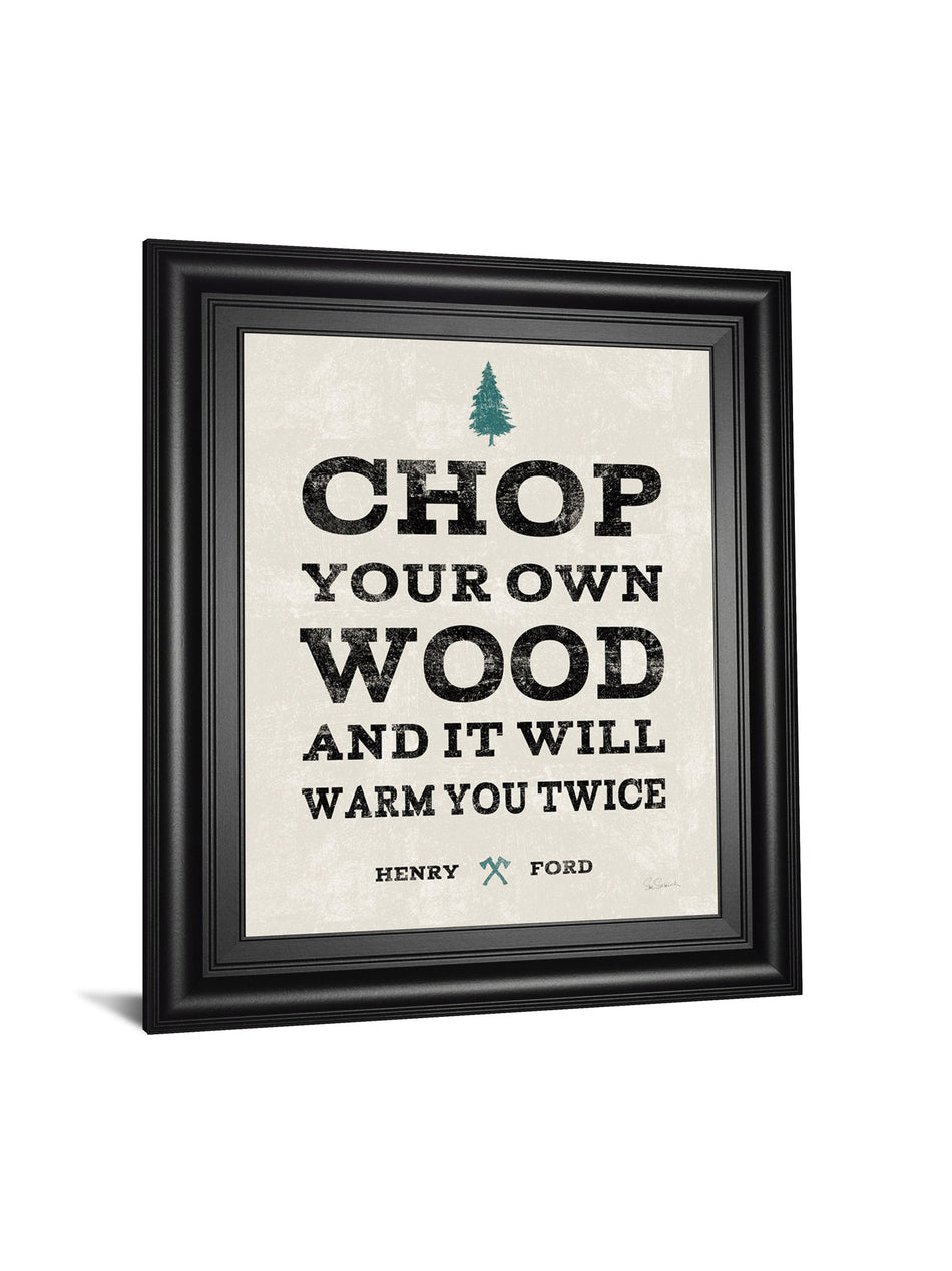 Cabin Life II By Sue Schlabach - Framed Print Wall Art - Pearl Silver