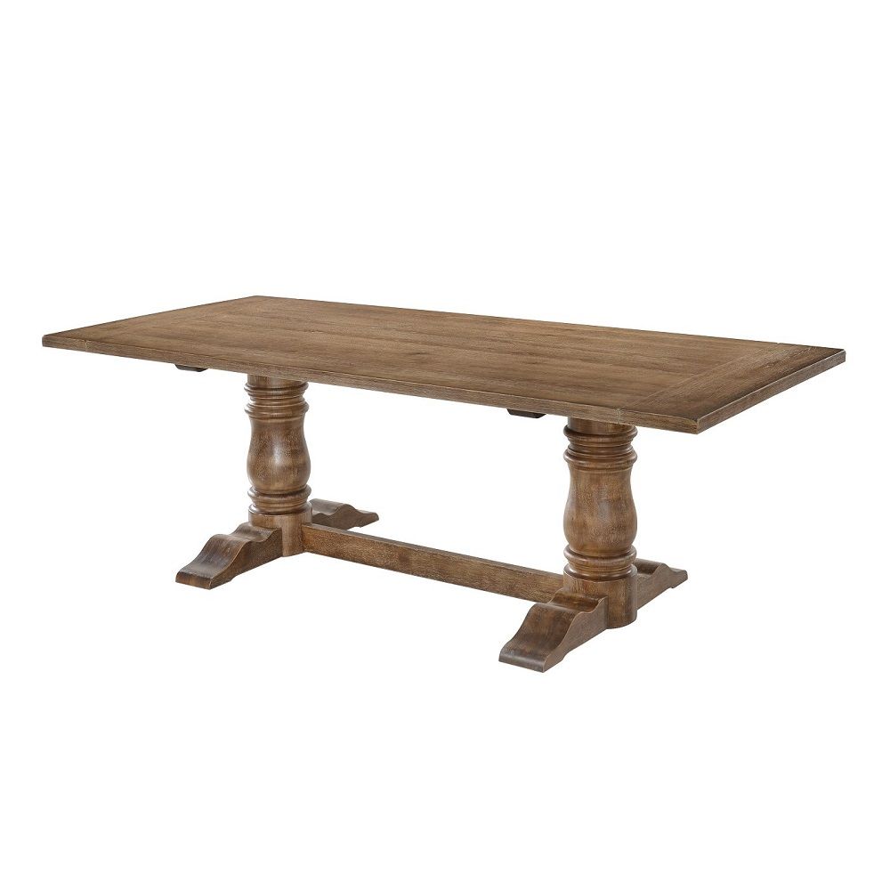 Leventis - Mesa de comedor - Roble desgastado