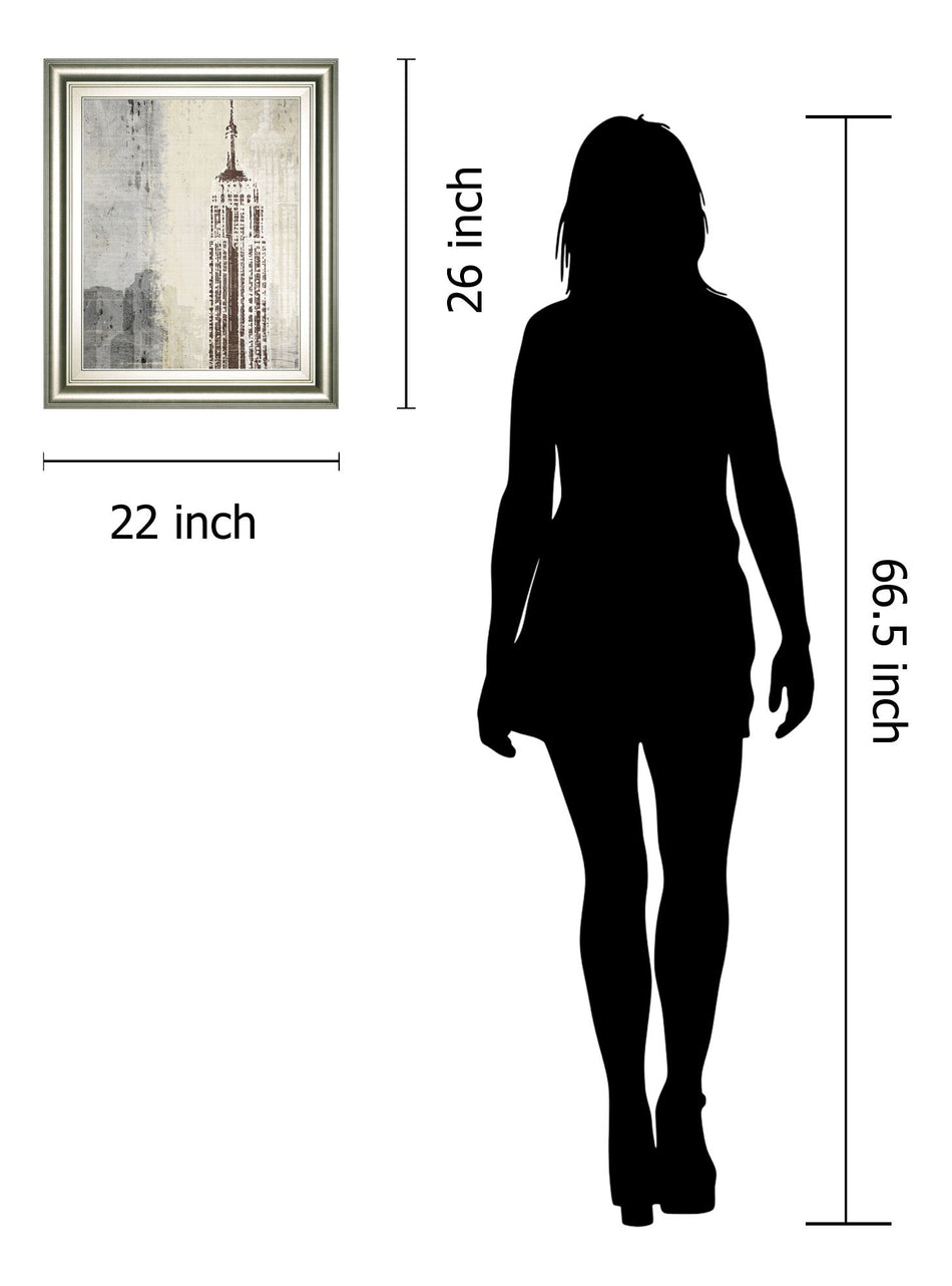 Edifioe II By Venter, T - Framed Print Wall Art - Gray